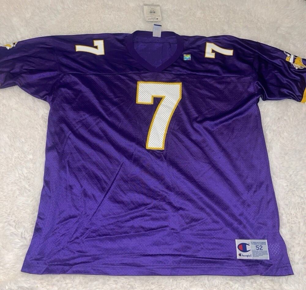 Champion Minnesota Vikings Randall Cunningham Vintage Mesh Jersey Size 52 New